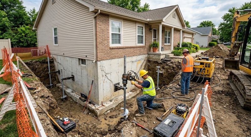 Building Foundation Repair in Blairsville, GA