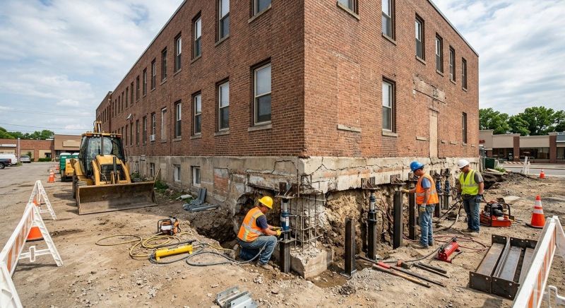 Commercial Foundation Repair in Blue Ridge, GA