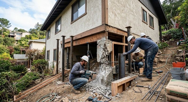 Concrete Foundation Repair in Ducktown, TN