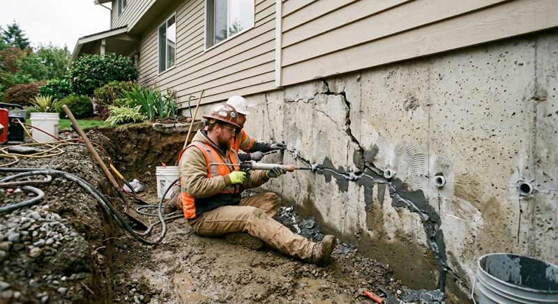 Cracked Foundation Repair in Ducktown, TN