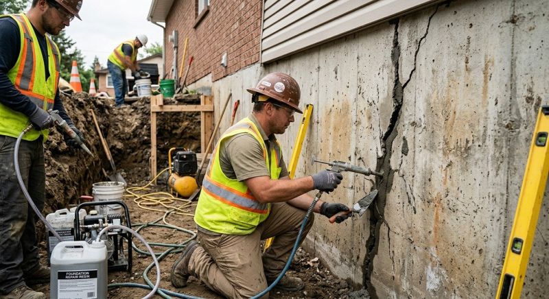Cracked Foundation Repair in Suches, GA