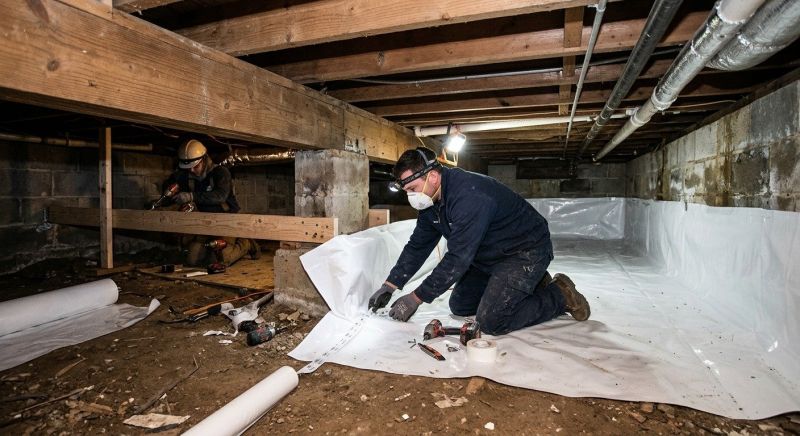 Crawl Space Leveling in Blue Ridge, GA
