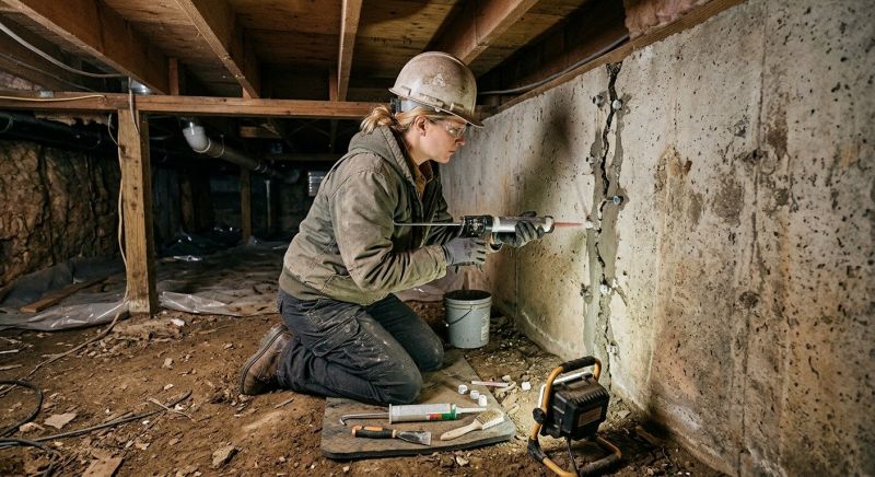 Crawlspace Foundation Repair in Copperhill, TN