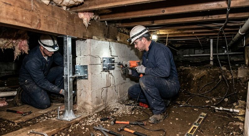 Crawlspace Foundation Repair in Murphy, NC