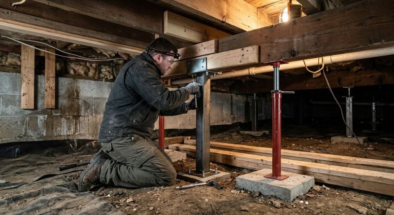 Crawlspace Structural Repair in Blue Ridge, GA
