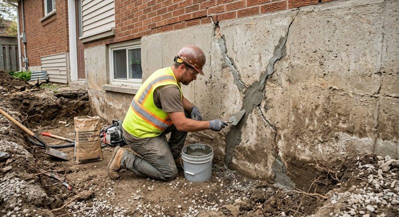 Foundation Crack Repair in Copperhill, TN