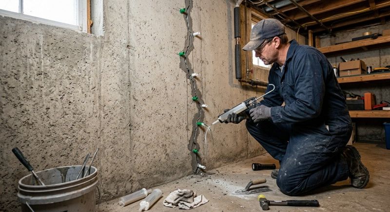 Foundation Crack Repair in Ellijay, GA