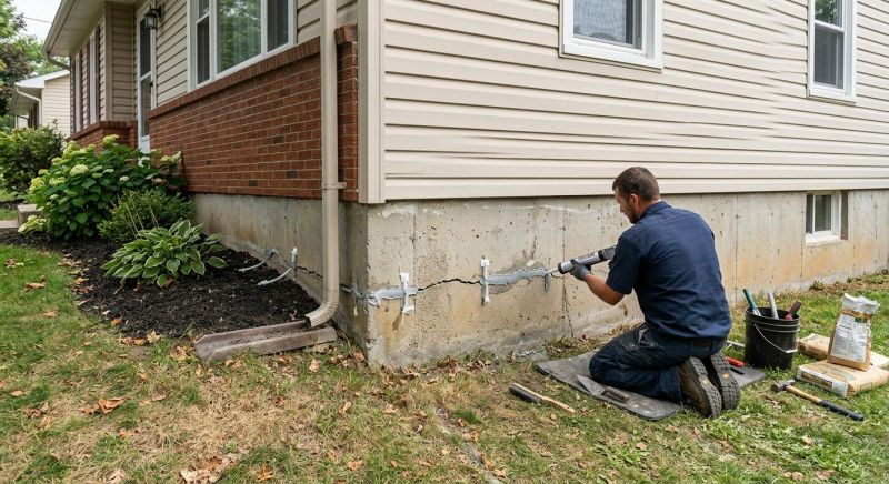 Foundation Crack Sealing in Blue Ridge, GA