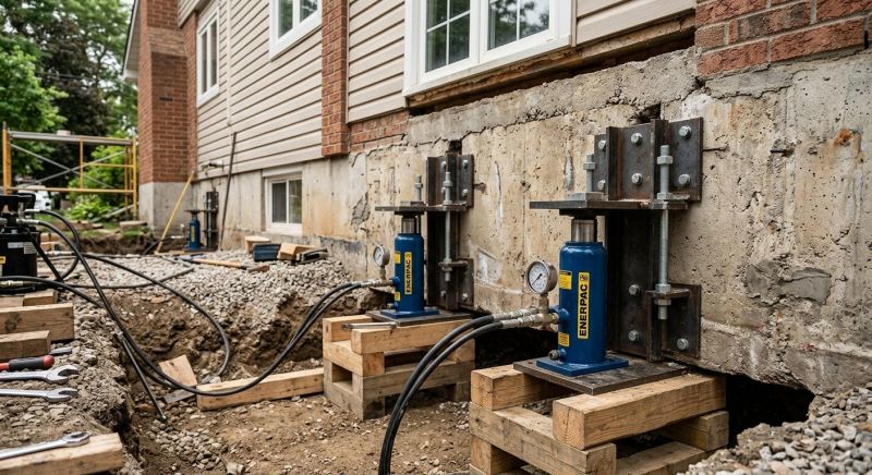 Foundation Jacking in Ducktown, TN