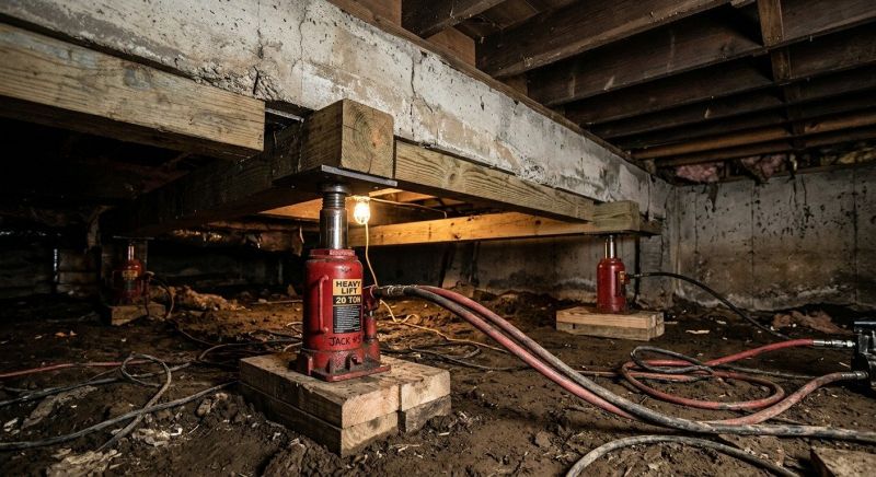 Foundation Jacking in Ellijay, GA