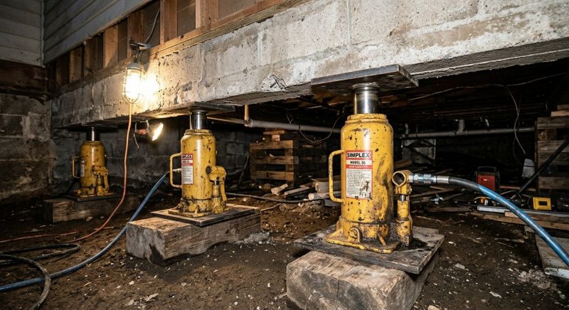 Foundation Jacking in Morganton, GA