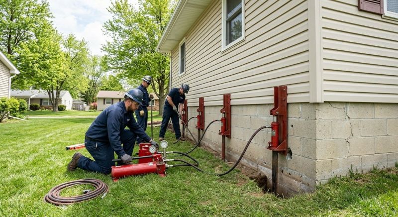 Foundation Jacking in Morganton, GA
