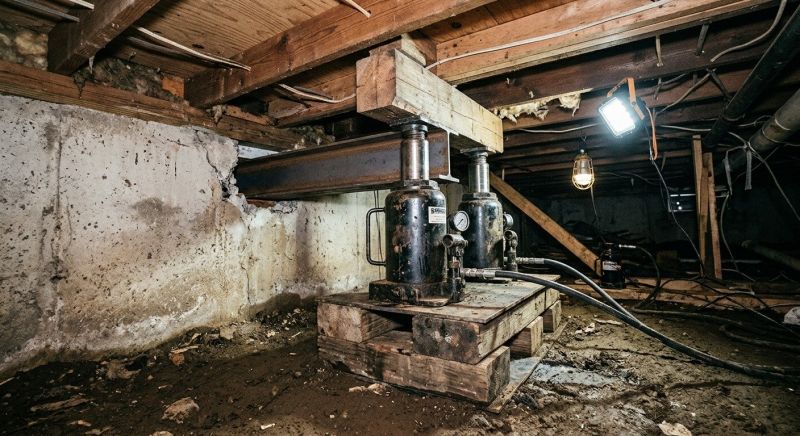 Foundation Jacking in Murphy, NC