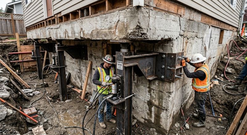 Foundation Lifting in Blairsville, GA
