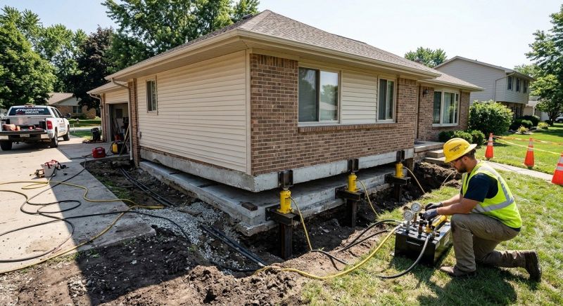 Foundation Lifting in Ducktown, TN