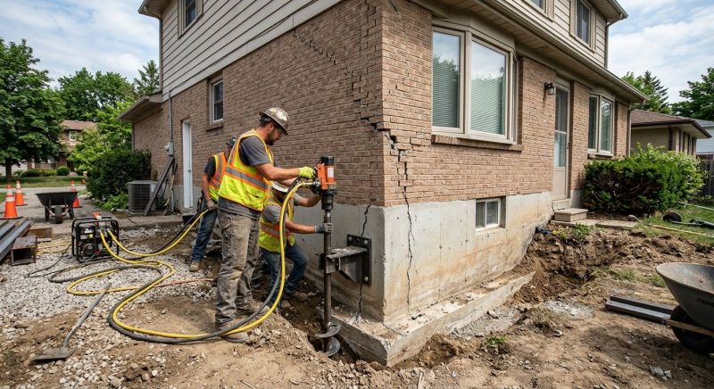 Foundation Lifting in Morganton, GA