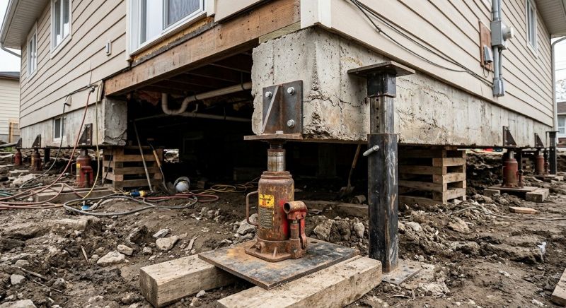 Foundation Lifting in Murphy, NC