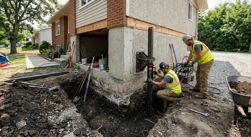 Foundation Pier Repair in Blue Ridge, GA