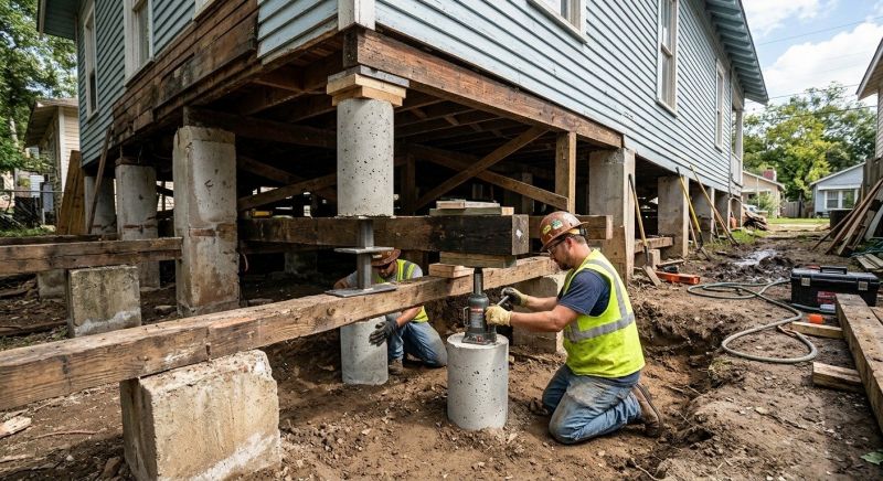 Foundation Pier Repair in Blue Ridge, GA