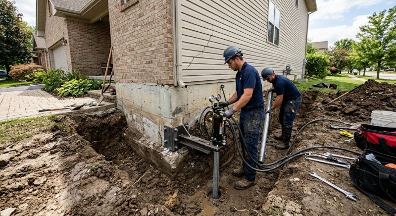 Foundation Settlement Repair in Blue Ridge, GA