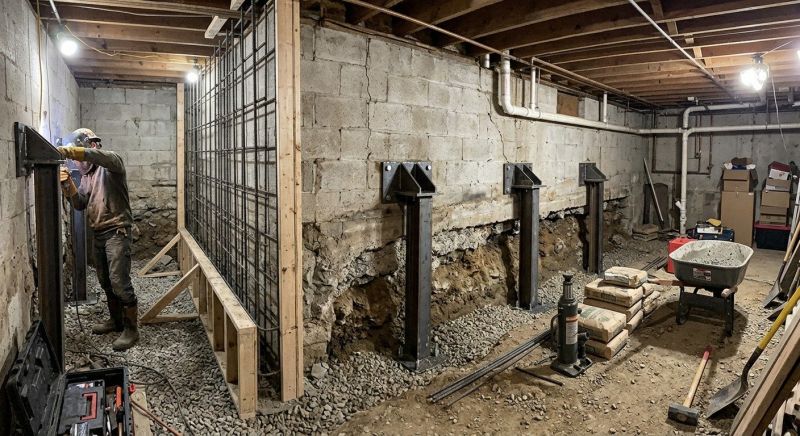 Foundation Stabilizing in Copperhill, TN
