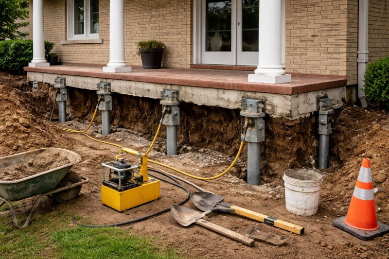 Foundation Stabilizing in Suches, GA