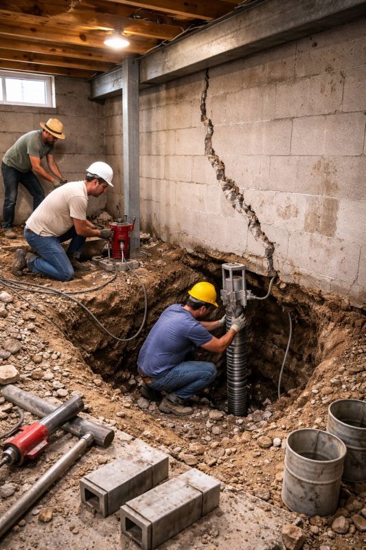 Foundation Structural Repair in Ellijay, GA