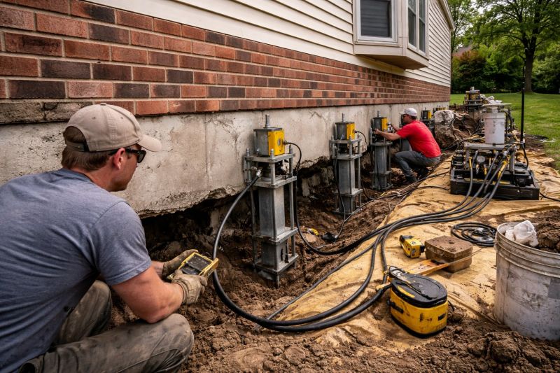 Settling Foundation Service in Suches, GA