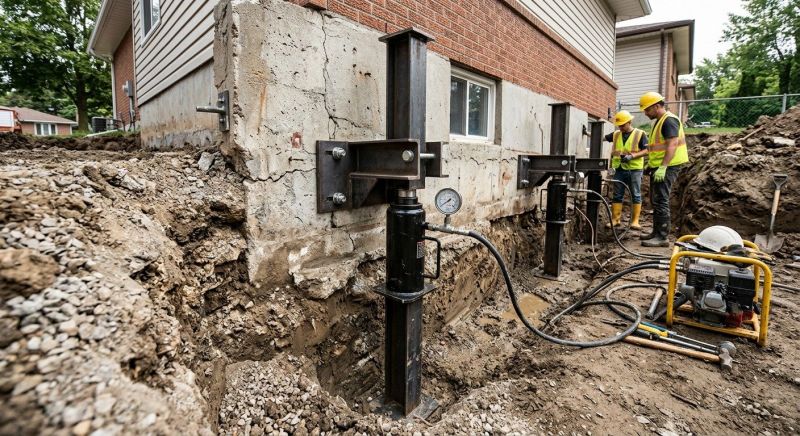 Sinking Foundation Lifting in Blue Ridge, GA