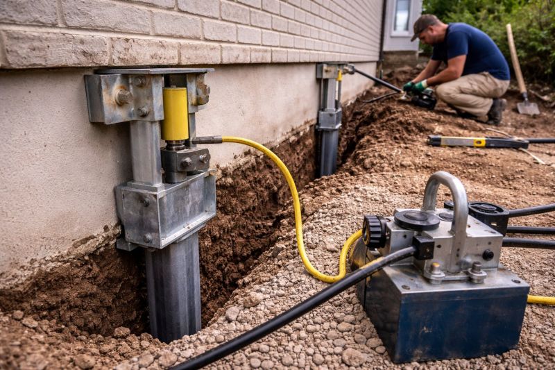 Sinking Foundation Repair in Blairsville, GA