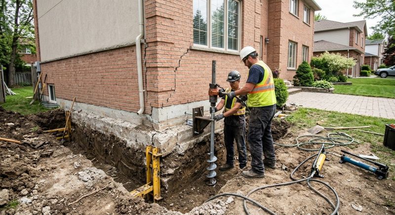 Sinking Foundation Repair in Copperhill, TN