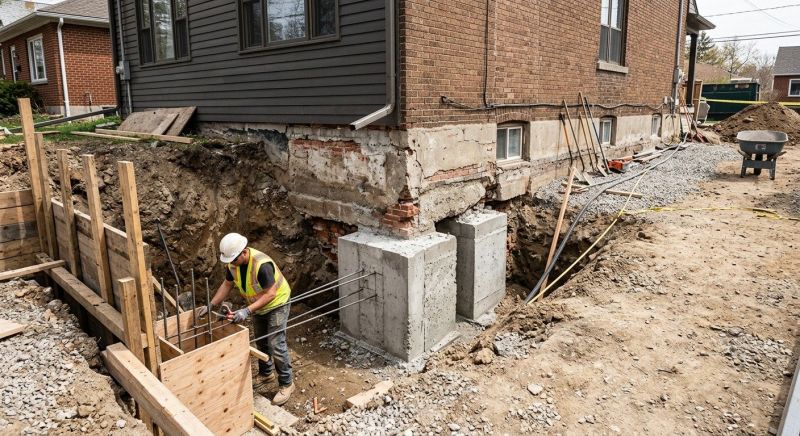 Structural Underpinning in Blue Ridge, GA