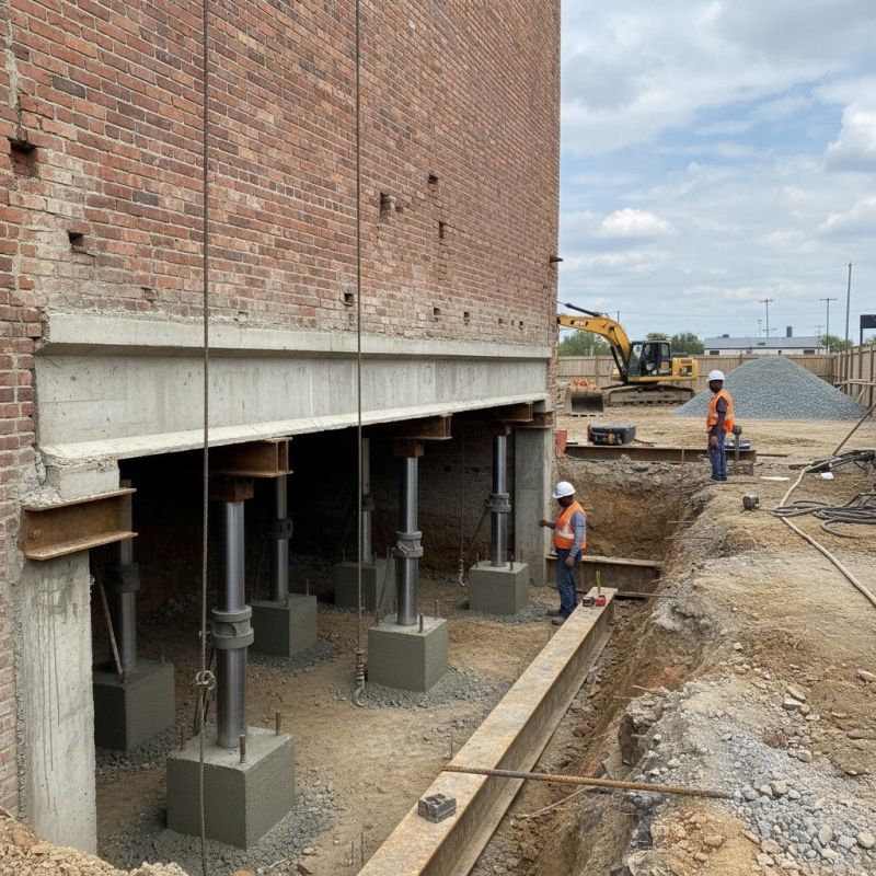 Structural Underpinning in Blue Ridge, GA