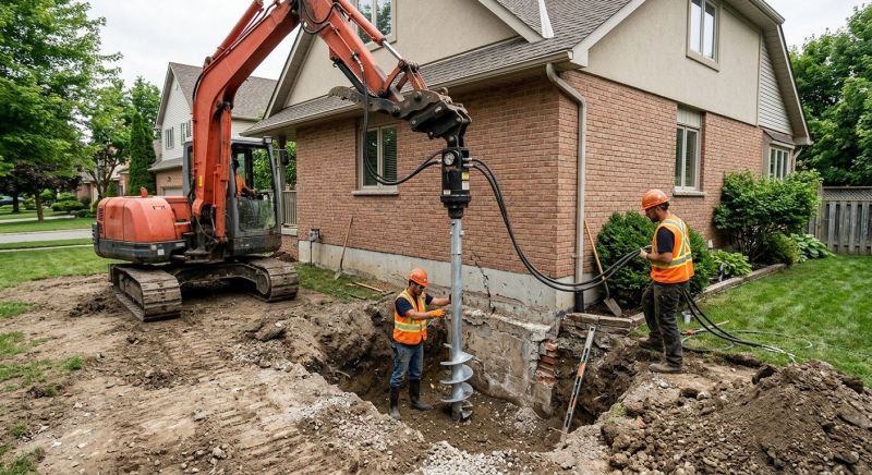Helical Pile Installation